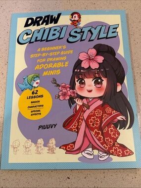 Draw Chibi Style Beginner Guide (Pink, Red Accents)